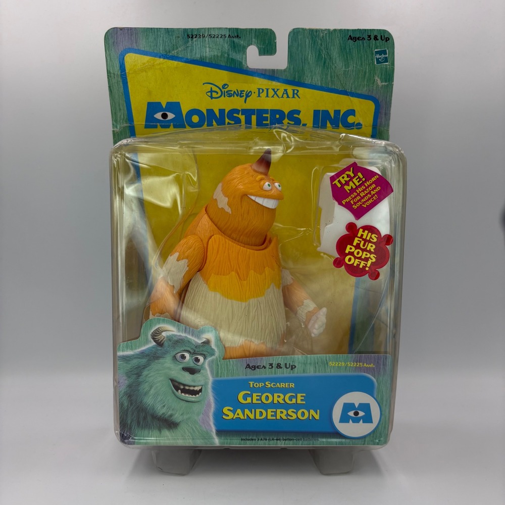 Hasbro Monsters Inc George Sanderson Action Figure 2001‎ SEALED